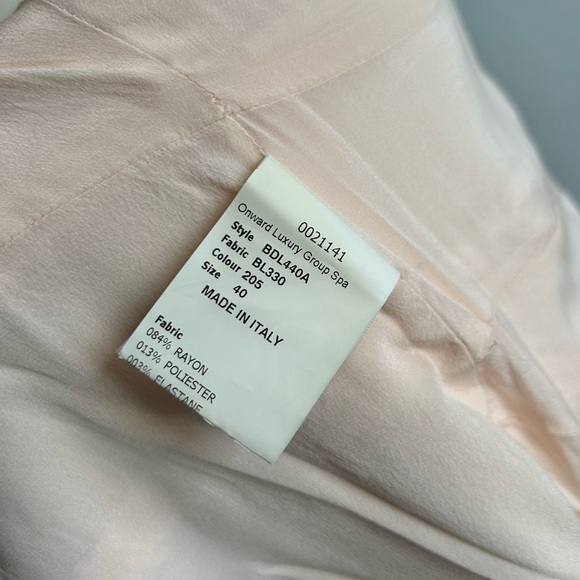 Antonio Berardi Peach Sheath Dress US 4 IT 40 - Picture 12 of 13